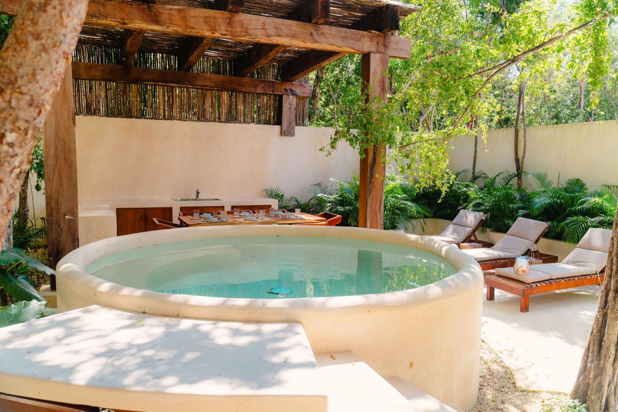 T2pg Chic W Huge Outdoor Area And Plunge La Veleta * Tulum